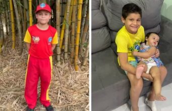 Menino de 9 anos salva irmã de engasgo após aprender técnica em curso em Manaus