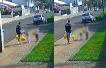 Pai chuta o rosto da filha de 3 anos após choro no Paraná