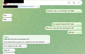 Criminoso admite usar conta bancária de terceiro para vender material de abuso sexual infantil: ‘É de uma menina’