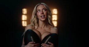 Atriz Sydney Sweeney posa nua em propaganda com temática esportiva e gera crítica de atletas